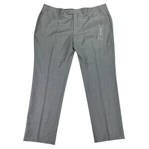 Michael Kors Mens MacArthur Modern Fit Airsoft Stretch Suit Pants Gray 42x30